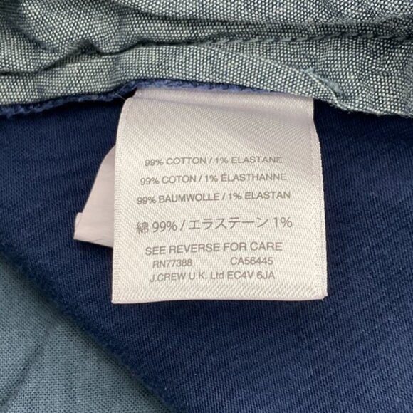 J. Crew Stretch Blue Paisley 9in Chino Mens Shorts 33W - Picture 5 of 8